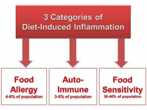 3 categories of diet induced inflammation that can lead to leaky guts.