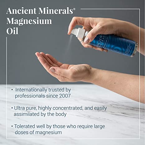 Benefits of Ancient Minerals Magnesium products - #1 for better sleep, improved skin, increased energy levels, healthy joints, provides inflammation and stress relief, and aides in muscle recovery and detox support.
