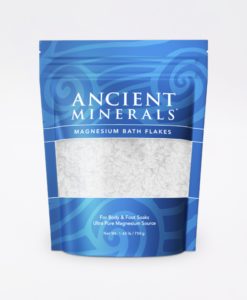 Ancient Minerals Magnesium Bath Flakes Original 1.65lb - for an immersive and relaxing full body or foot bath soak for effective detox support.