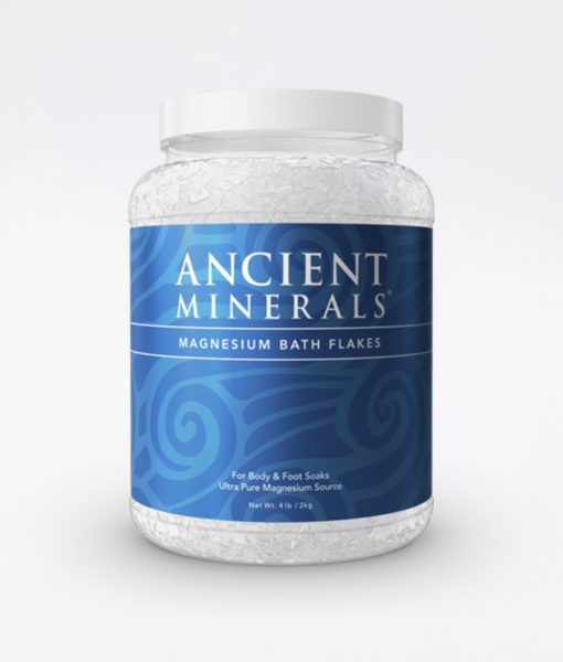 Ancient Minerals Magnesium Bath Flakes Original 4.4lb - for an immersive and relaxing full body or foot bath soak for effective detox support.