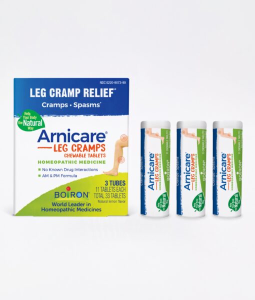 Boiron Arnicare Leg Cramps - relieves stiffness and pain from overused muscles, for day and night muscle cramps and spasms in calves, legs, thighs, and arms.