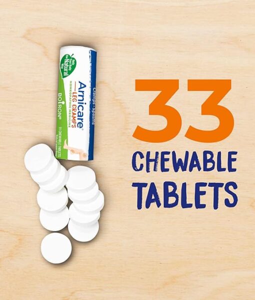 Boiron Arnicare Leg Cramps - relieves stiffness and pain from overused muscles, for day and night muscle cramps and spasms in calves, legs, thighs, and arms.
