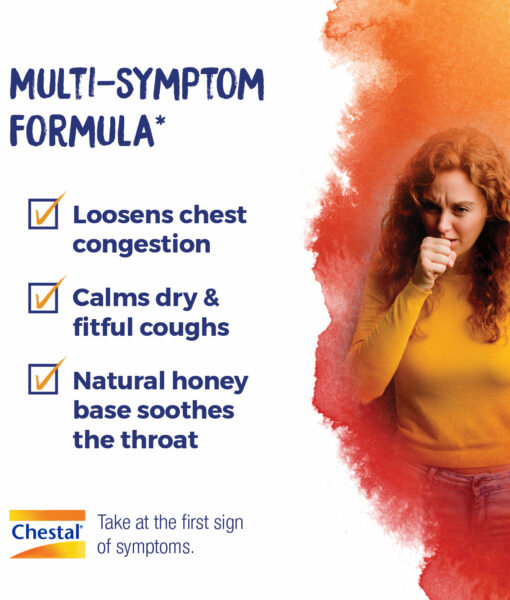 Boiron Chestal Honey Cough & Chest Congestion - homeopathic remedy to relieve dry cough due to minor throat and bronchial irritation as may occur with a cold.