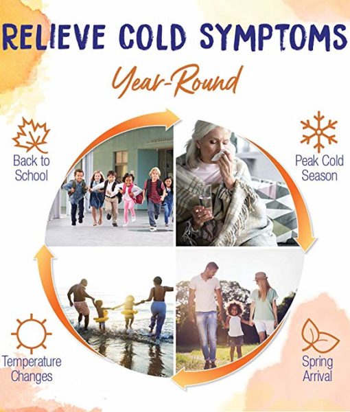 Boiron ColdCalm - homeopathic remedy to relieve cold symptoms such as sneezing, runny nose, nasal congestion and minor sore throat.