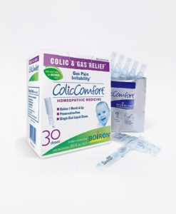 Boiron ColicComfort - homeopathic remedy to relieve symptoms of colic, including gas pain and irritability.