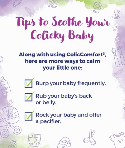 Boiron ColicComfort - homeopathic remedy to relieve symptoms of colic, including gas pain and irritability.
