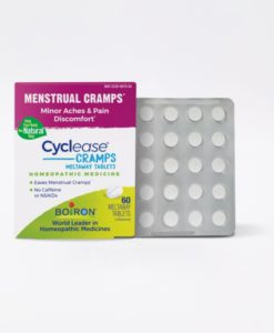 Boiron Cyclease Cramp - homeopathic remedy to relieve minor aches and pains associated with menstrual cramps.