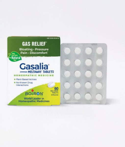 Boiron Gasalia - homeopathic remedy to relieve bloating, pressure, discomfort and pain associated with gas.