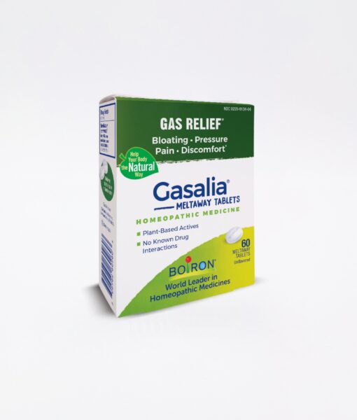 Boiron Gasalia - homeopathic remedy to relieve bloating, pressure, discomfort and pain associated with gas.