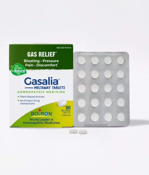 Boiron Gasalia - homeopathic remedy to relieve bloating, pressure, discomfort and pain associated with gas.