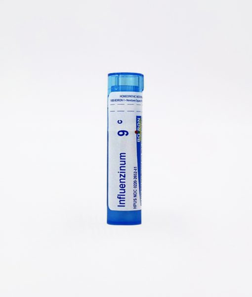 Boiron Influenzinum - homeopathic remedy to relieve after-effect of flu or flu-like symptoms, or to be used as homeoprophylaxis.