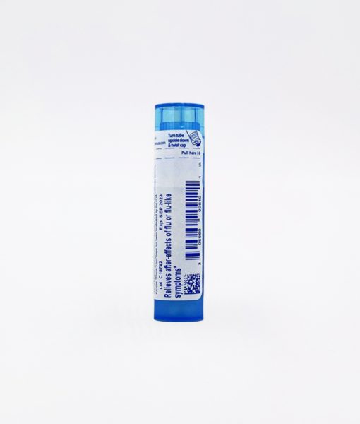 Boiron Influenzinum - homeopathic remedy to relieve after-effect of flu or flu-like symptoms, or to be used as homeoprophylaxis.