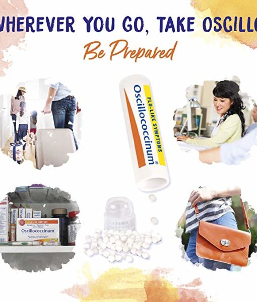 Boiron Oscillococcinum - homeopathic remedy to relieve cold/flu-like symptoms such as body aches, headache, fever, chills and fatigue.
