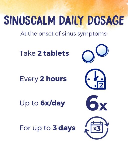 Boiron SinusCalm - homeopathic remedy to relieve nasal congestion, sinus pain and headache due to the common cold or allergies.