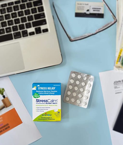 Boiron StressCalm - homeopathic remedy to relieve nervousness, irritability, hypersensitivity, and fatigue due to everyday stress.