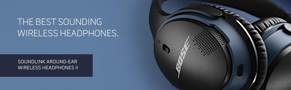 Bose SoundLink around ear wireless headphones II for exceptional sound, wireless freedom and uncompromised performance.