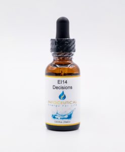 NES Brain Performance-Decisions Integrator (EI-14) Infoceutical - bioenergetic remedy for naturally restoring healthy mind body patterns, by removing energy blockages and correcting information distortions in the body field.