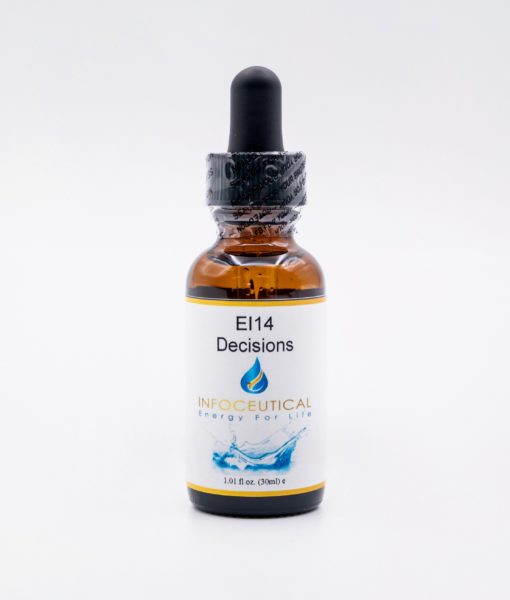 NES Brain Performance-Decisions Integrator (EI-14) Infoceutical - bioenergetic remedy for naturally restoring healthy mind body patterns, by removing energy blockages and correcting information distortions in the body field.