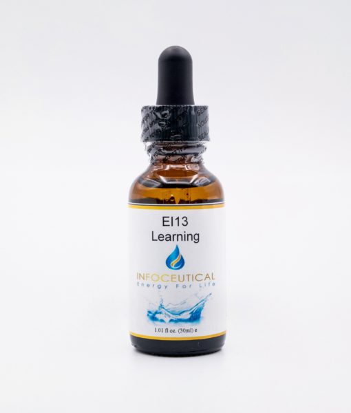 NES Brain Performance-Learning Integrator (EI-13) Infoceutical - bioenergetic remedy for naturally restoring healthy mind body patterns, by removing energy blockages and correcting information distortions in the body field.