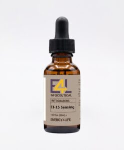 Brain Performance-Sensing Integrator (EI-15) Infoceutical - bioenergetic remedy for naturally restoring healthy mind body patterns, by removing energy blockages and correcting information distortions in the body field.