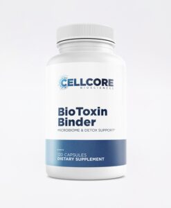 CellCore BioToxin Binder promotes the body’s natural ability to detoxify and lends increased support to the gut microbiome, which optimizes immunity and digestive functions.