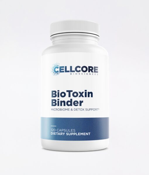 CellCore BioToxin Binder promotes the body’s natural ability to detoxify and lends increased support to the gut microbiome, which optimizes immunity and digestive functions.