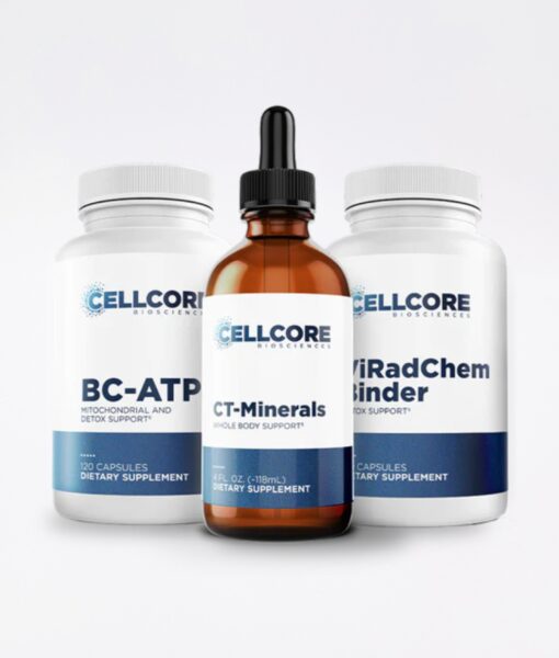 CellCore Maintenance Kit to scale down on the number of supplements while receiving adequate nutrients to support the body and all of its processes, can help with detoxification and mitochondrial function, and can optimize digestion, energy levels, mental clarity, mood, and immunity.