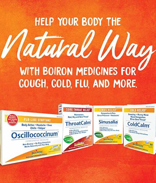 Boiron Chestal Cold & Cough - homeopathic remedy to relieve symptoms of the common cold such as nasal and chest congestion, fitful cough, sneezing, minor sore throat, and runny or stuffy nose.