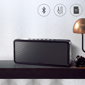 DOSS SoundBox XL 32W bluetooth speaker that is small enough to fit just about anywhere, with full, rich sound that belies its size.