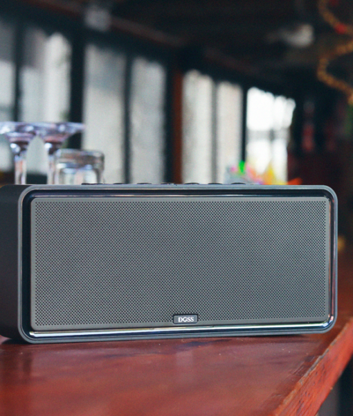 DOSS SoundBox XL 32W bluetooth speaker that is small enough to fit just about anywhere, with full, rich sound that belies its size.