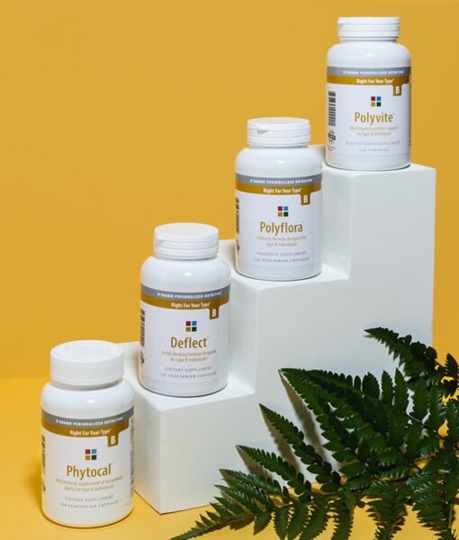 Daily Essentials (Blood Type B) - synergistic combination of four best-selling formulas designed to boost everyday health in Type Bs.