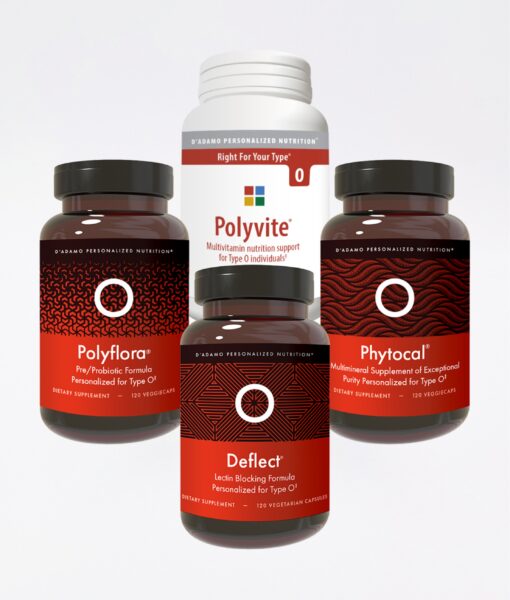 Daily Essentials (Blood Type O) - synergistic combination of four best-selling formulas designed to boost everyday health in Type Os.