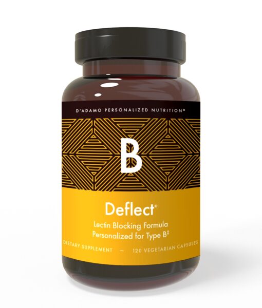 Deflect - Lectin Blocker (Blood Type B) - the original shield against lectins. Designed to block problematic food lectins known to negatively impact Blood Type Bs.