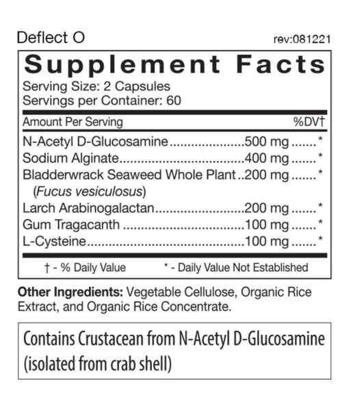 Deflect - Lectin Blocker (Blood Type O) - the original shield against lectins. Designed to block problematic food lectins known to negatively impact Blood Type Os.