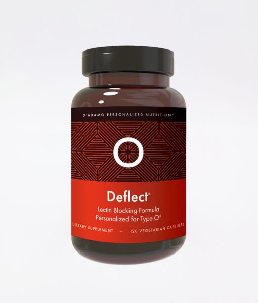 Deflect - Lectin Blocker (Blood Type O) - the original shield against lectins. Designed to block problematic food lectins known to negatively impact Blood Type Os.