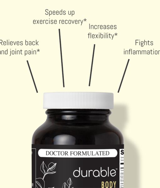 Durable BODY - Total Body Relief From Everyday Aches & Pains.