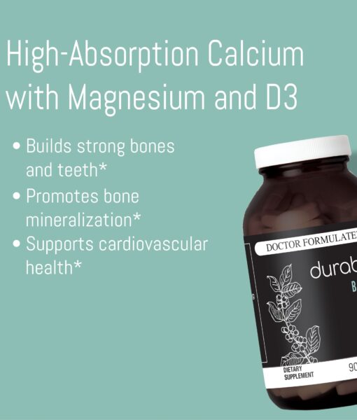 Durable BONES - High-Absorption Calcium With Magnesium & D3.