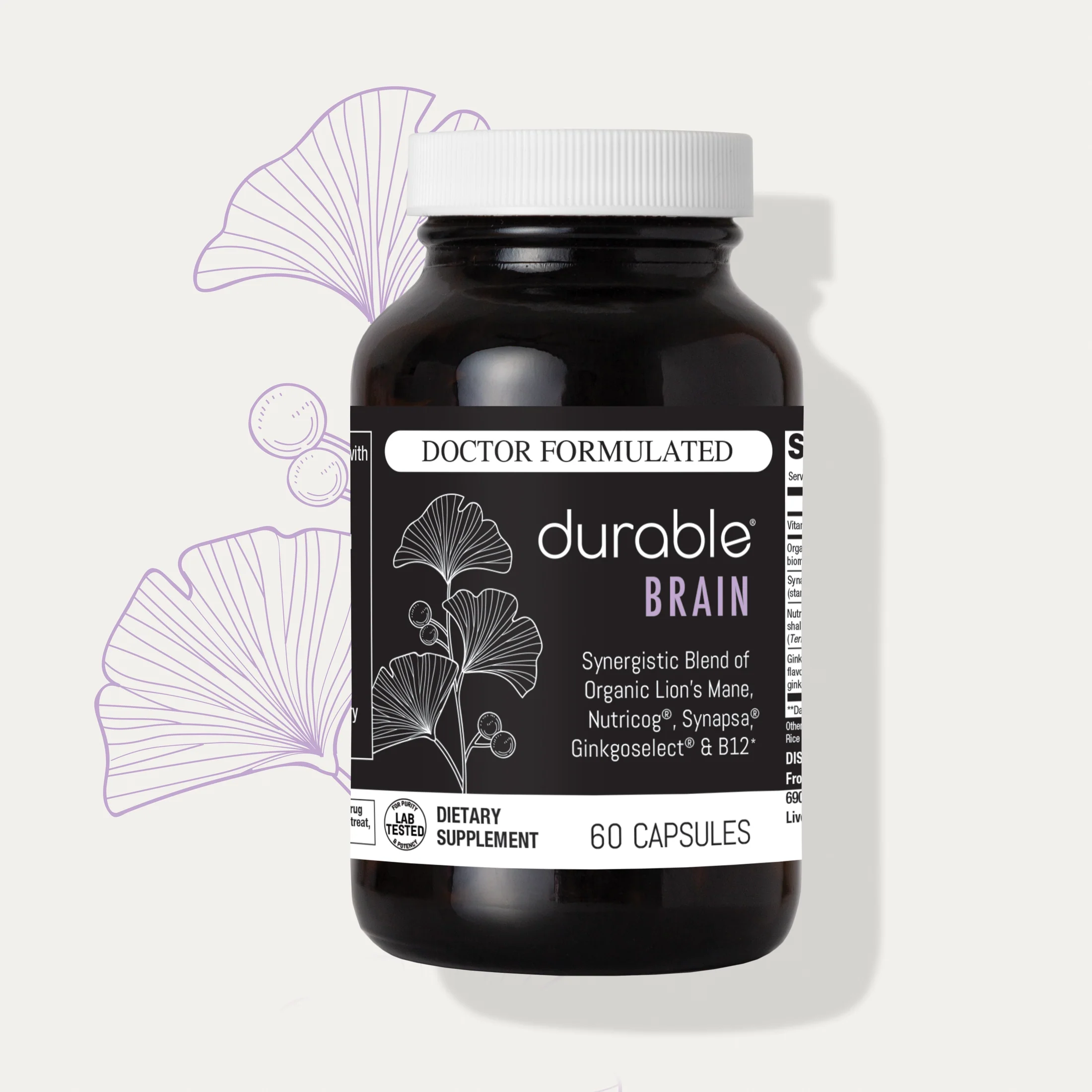 Durable BRAIN Durable BRAIN - Enhances Focus, Memory & Cognition