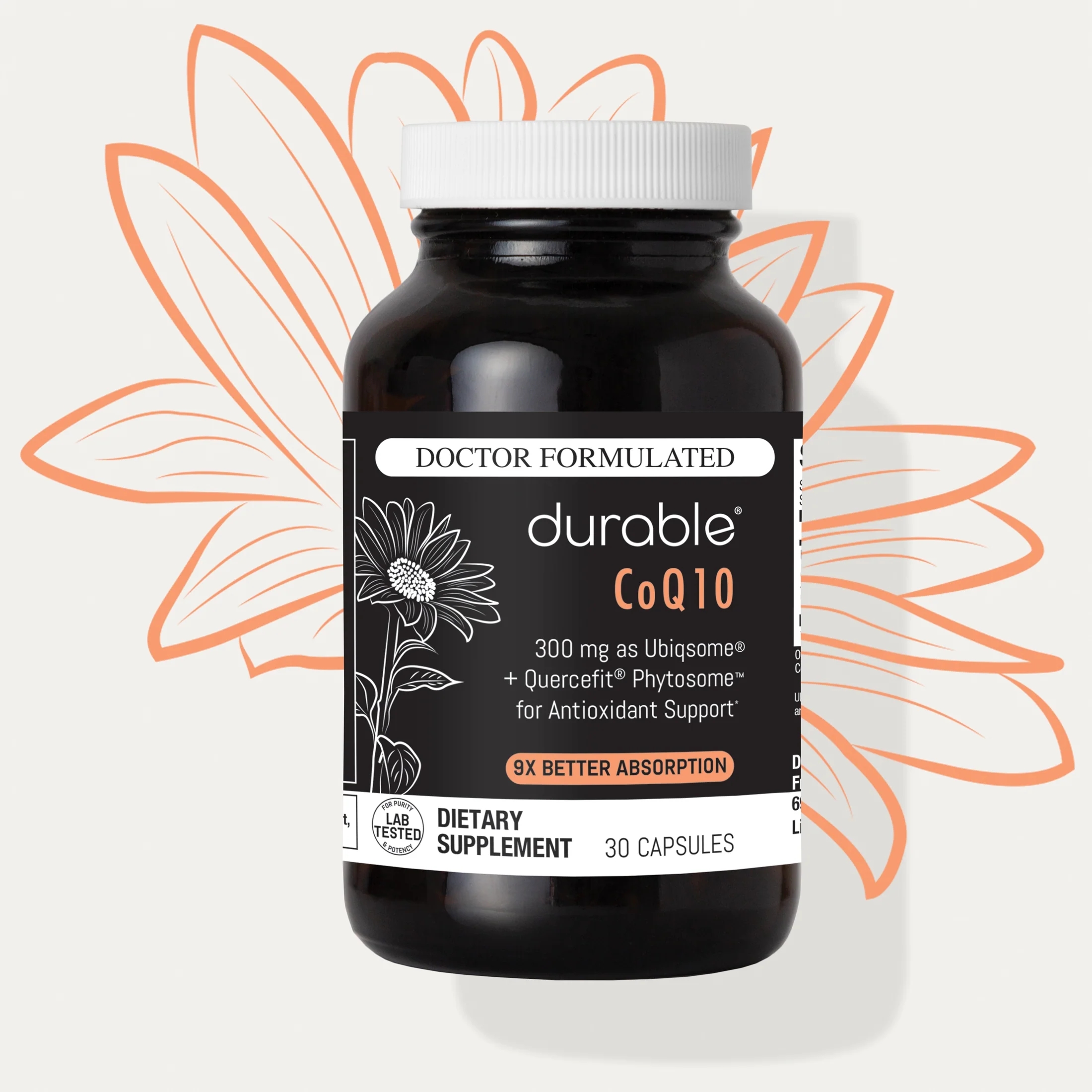 Durable CoQ10 Durable CoQ10 - Fast-Acting with 9x Better Absorption