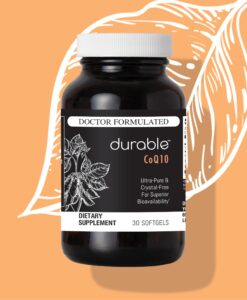 Durable CoQ10 - Potent Cellular Energizer for a Healthy Heart.
