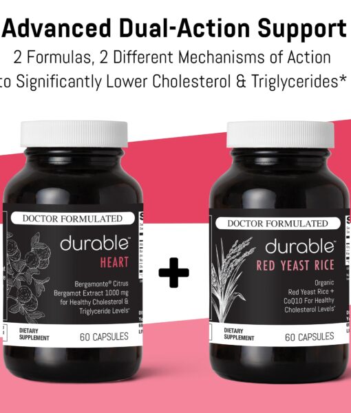 Durable HEART PLUS - Clinically Proven to Lower Cholesterol.