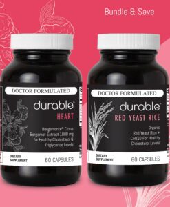 Durable HEART PLUS - Clinically Proven to Lower Cholesterol.