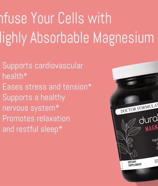 Durable MAGNESIUM - Gentle Support for Heart Health & Relaxation.