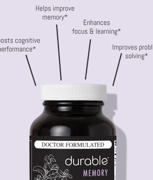 Durable MEMORY - Natural Support for Enhanced Cognitive Function.