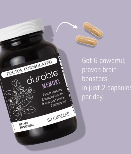 Durable MEMORY - Natural Support for Enhanced Cognitive Function.