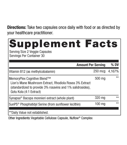 Durable MEMORY - Natural Support for Enhanced Cognitive Function.