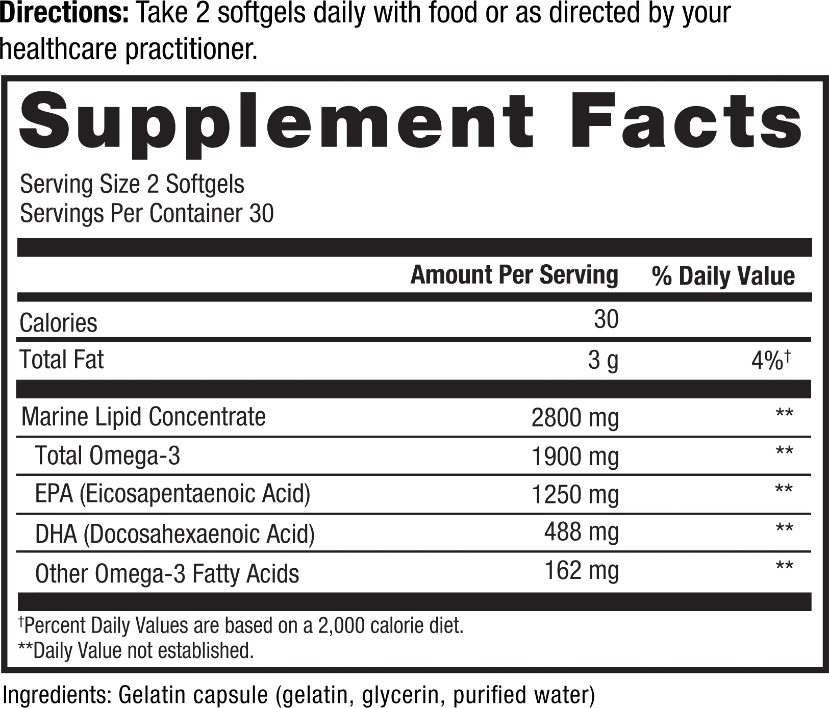 Durable OMEGAS - Triple-Strength, Ultra-Pure Fish Oil