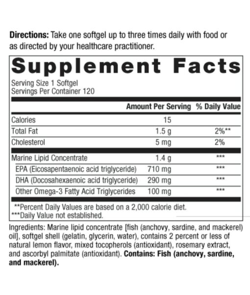 Durable OMEGAS - High-Potency EPA & DHA for Heart Health.