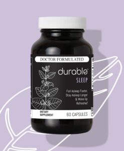 Durable SLEEP - Natural Support for Deep, Restful Sleep.