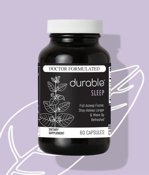 Durable SLEEP - Natural Support for Deep, Restful Sleep.